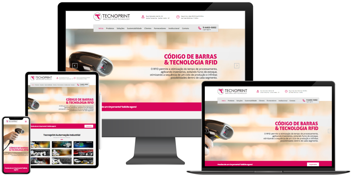 hypelab-portfolio-projetos-tecnoprint Website para empresa de etiquetas e rótulos adesivos