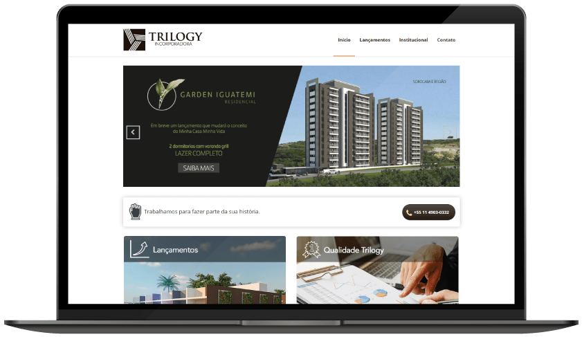 Notebook Website para Incorporadora de Imóveis - Notebook
