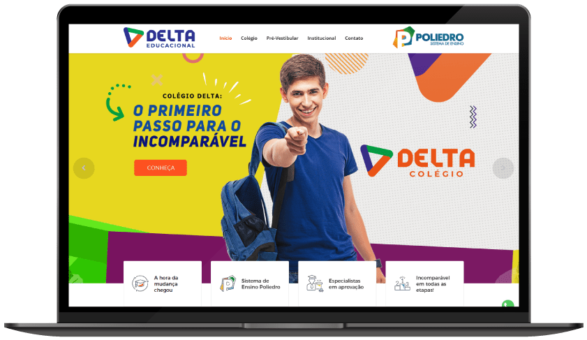 Notebook Website para centro educacional - Notebook