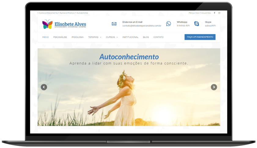 Notebook Website para psicanalista - Notebook