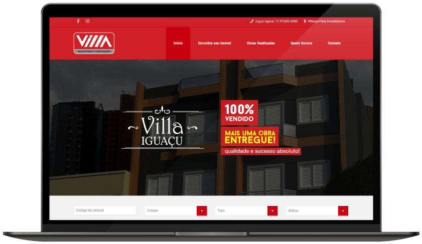 Notebook Website para construtora - Notebook