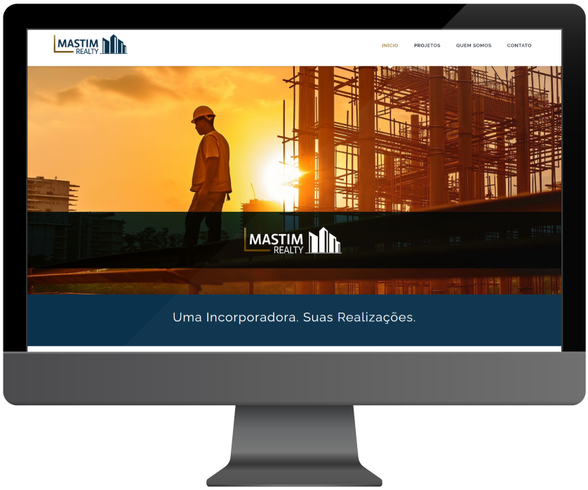 Deskop Website para incorporadora - Deskop