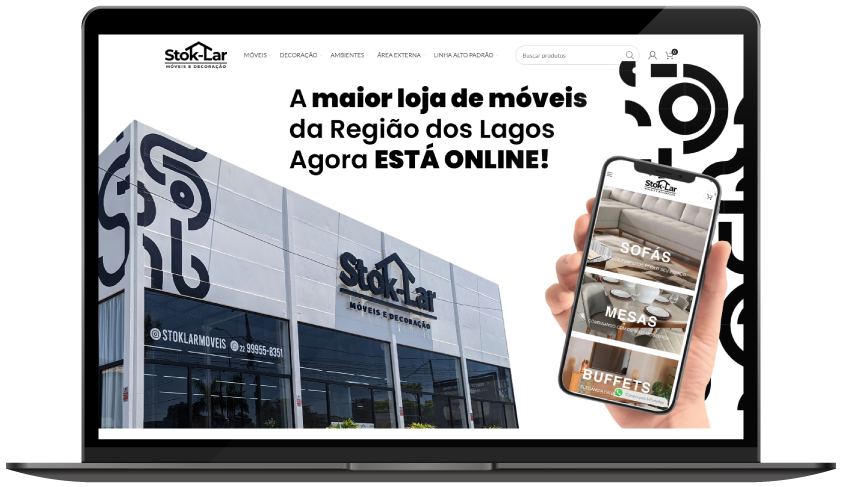 Notebook Loja virtual para empresa de móveis - Notebook