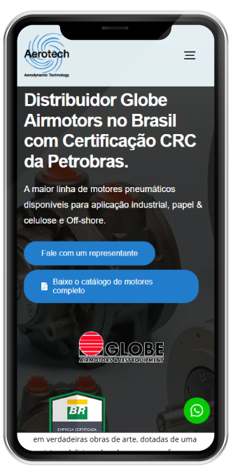 hypelab-portfolio-aerotech-4 Website para empresa de motores pneumáticos