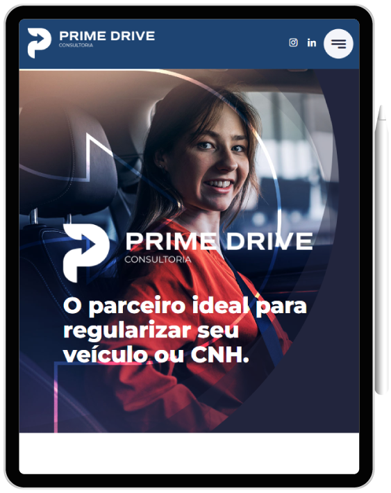 Website para empresa especialista em consultoria jurídica de trânsito